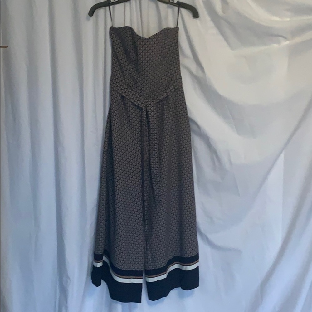 Navy blue jump suit